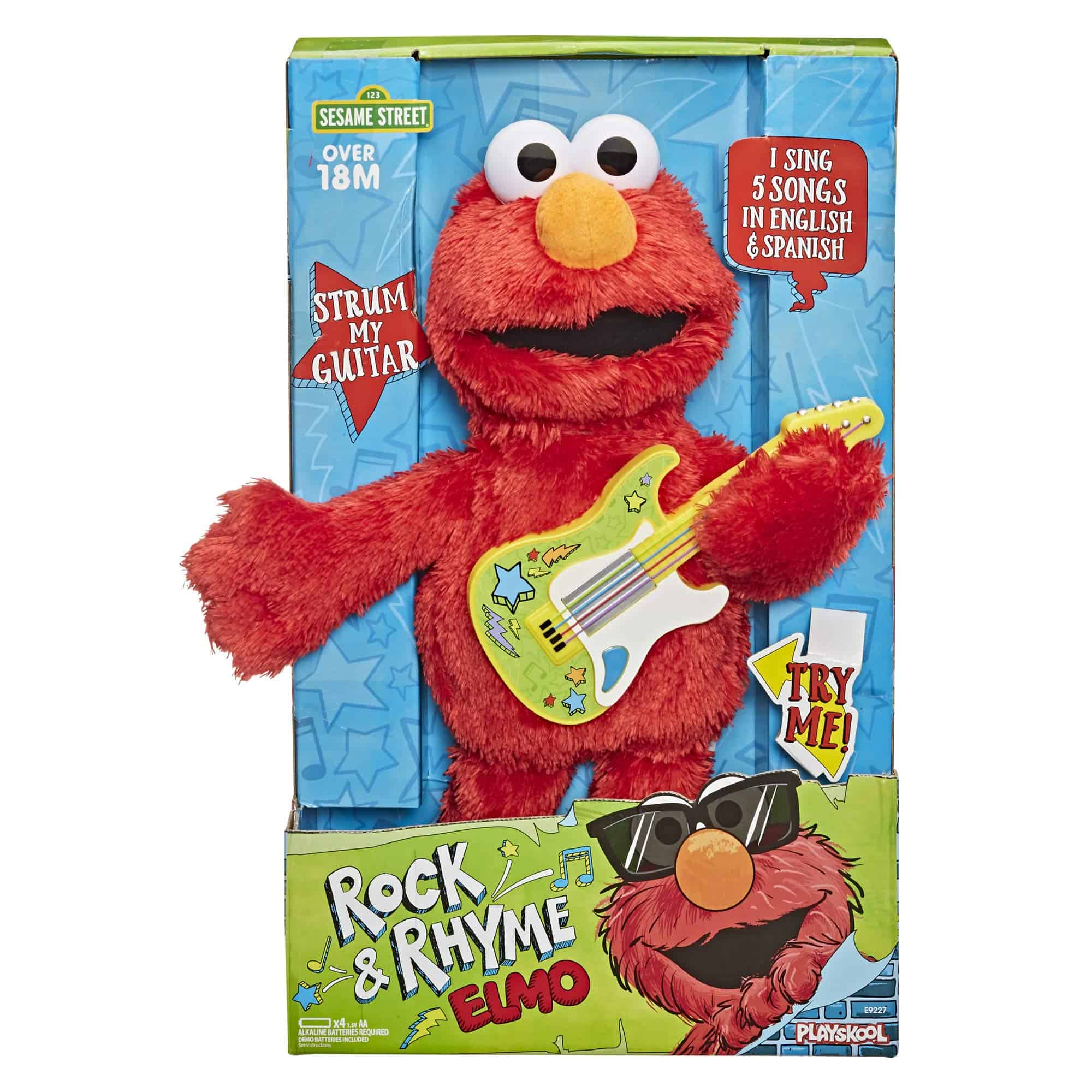 Peluche interactivo de Sesame Street Rock and Rhyme Elmo - Imagen 3