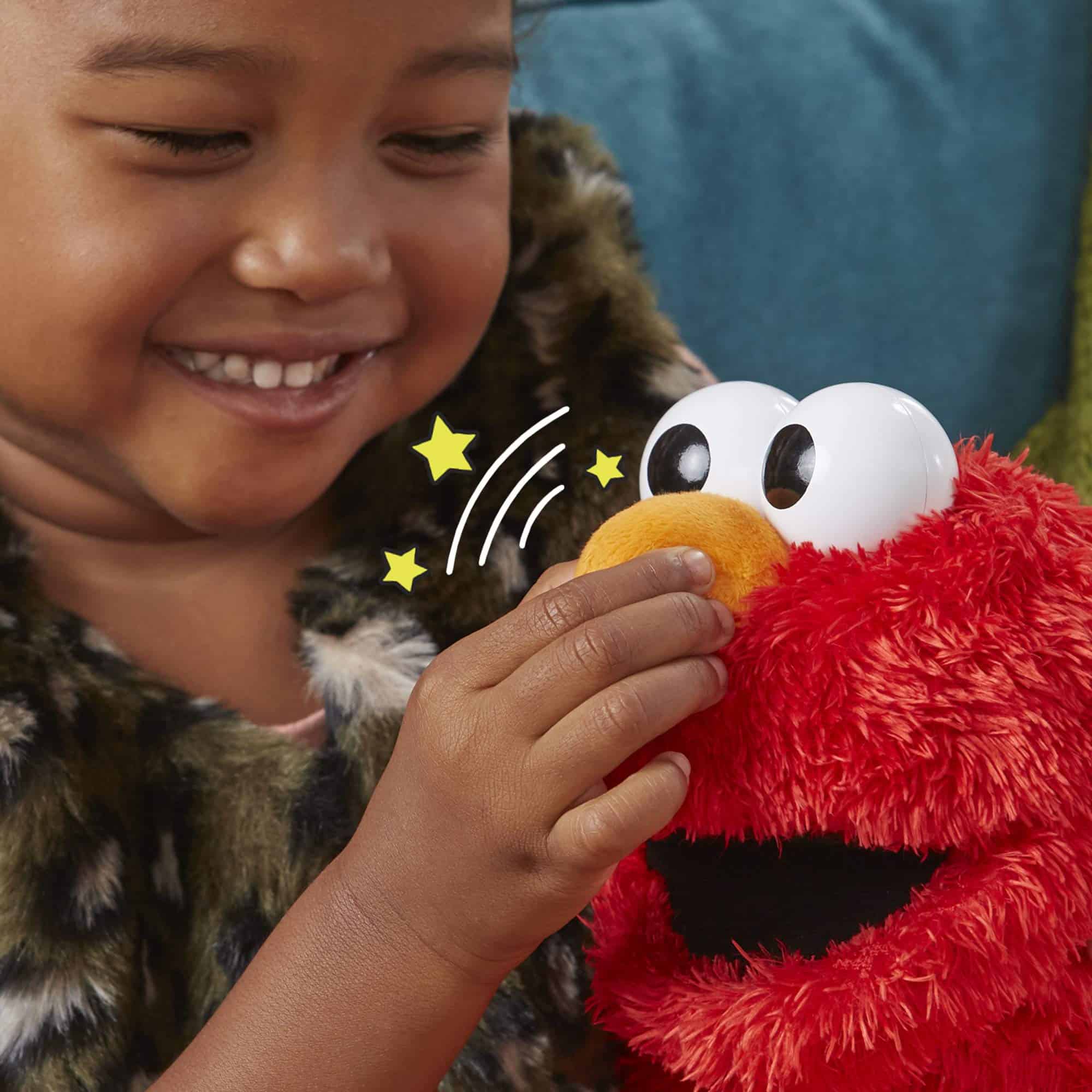 Peluche interactivo de Sesame Street Rock and Rhyme Elmo - Imagen 7
