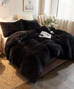 XeGe Plush Shaggy Duvet Cover, Luxury Ultra Soft Crystal