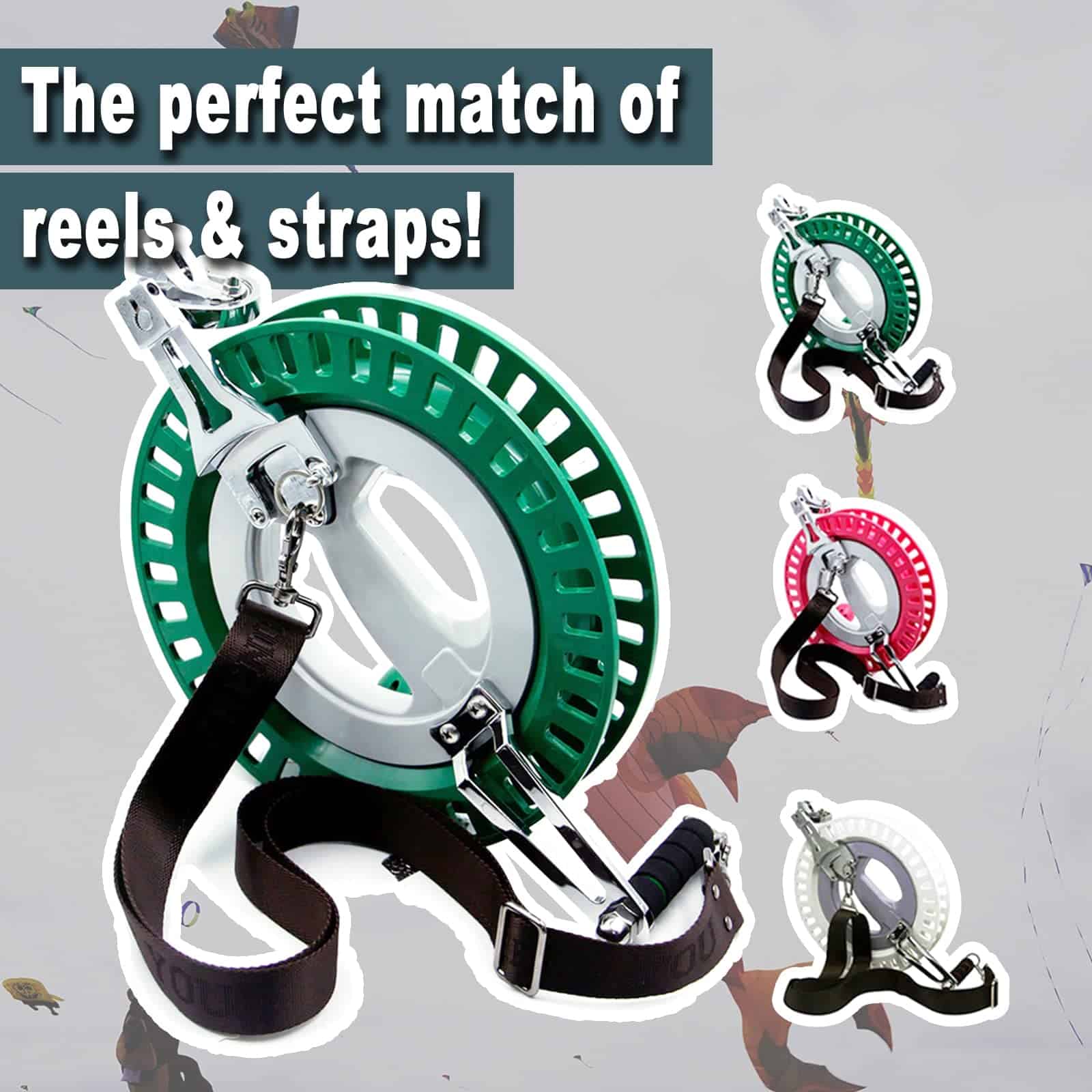 Carrete de Cometa Profesional 9KM DWLIFE 10.6" con Correa, - Imagen 3