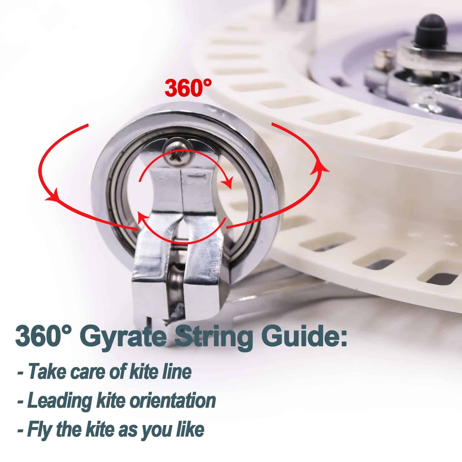 Carrete de Cometa Profesional 9KM DWLIFE 10.6" con Correa, - Imagen 7