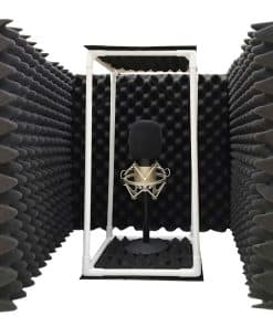 TroyStudio Gran Escudo de Aislamiento de Micrófono, Filtro