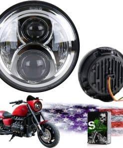 Faros delanteros LED cromados no Halo de SLK-Customs - No