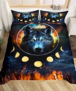 Juego de Cama de Lobo para Niños Adolescentes Juego de