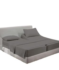 Juego de sábanas California King 5 Piezas - -Gris Oscuro Sól