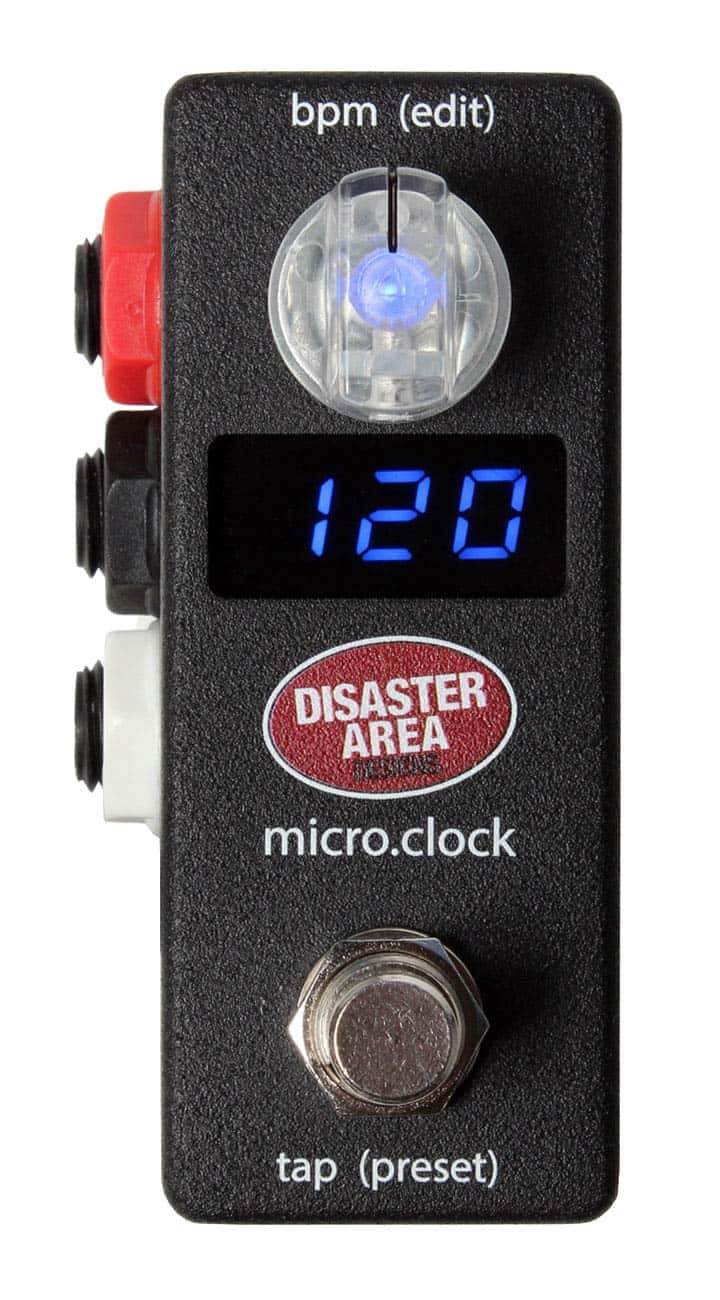 Controlador de Tempo por Tapping Disaster Area micro.CLOCK