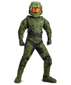 Disfraz Oficial de Halo Master Chief para Niños, Casco y
