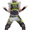 Disfraz de Apex Legends Octane, Traje con Relleno Muscular