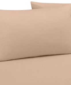 Juego de sábanas de franela DEANNA 100% algodón (King,