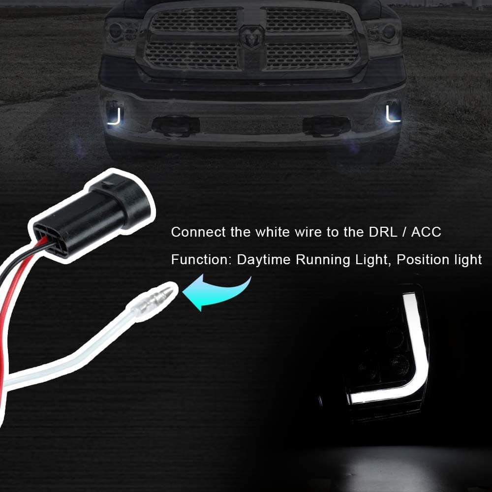 Luces LED DRL para Niebla ROCCS Fit para Dodge Ram 1500 - Imagen 5