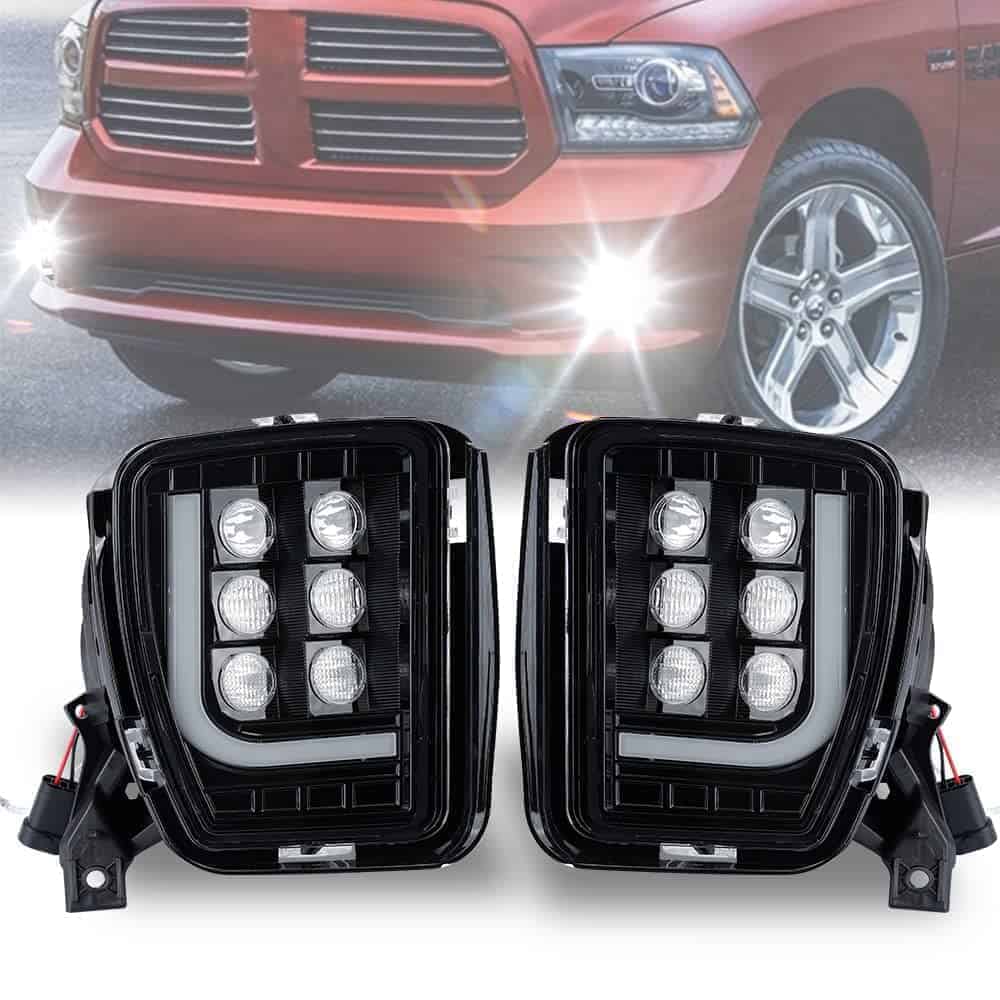 Luces LED DRL para Niebla ROCCS Fit para Dodge Ram 1500