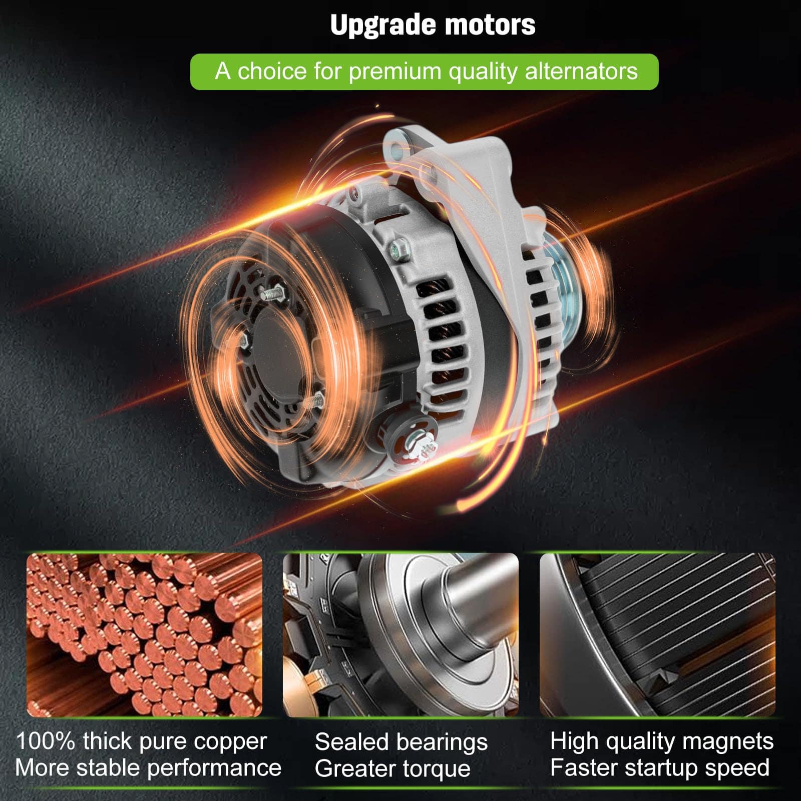 Alternador SCITOO 13994 Compatible con Toyota 4Runner, - Imagen 5