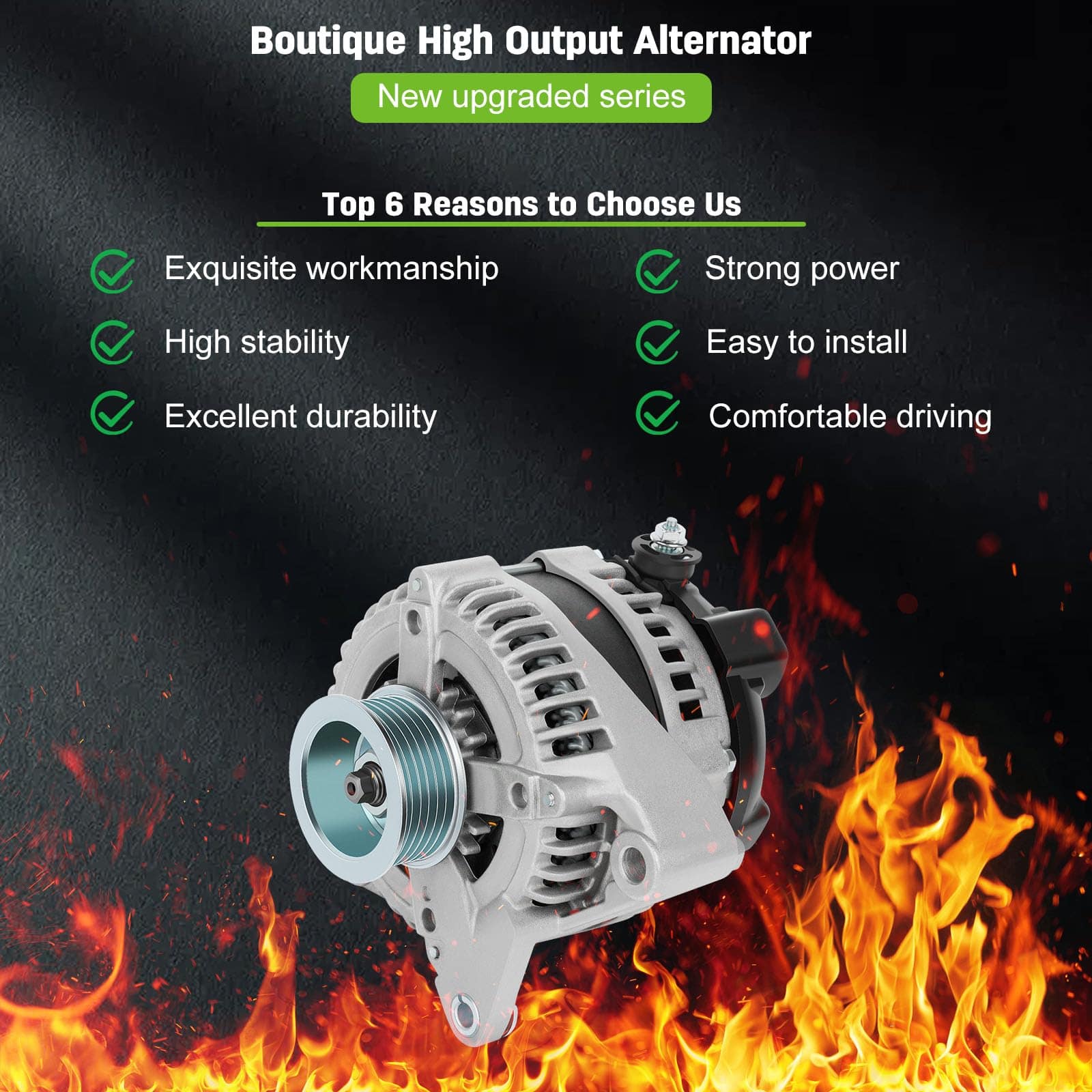 Alternador SCITOO 13994 Compatible con Toyota 4Runner, - Imagen 3