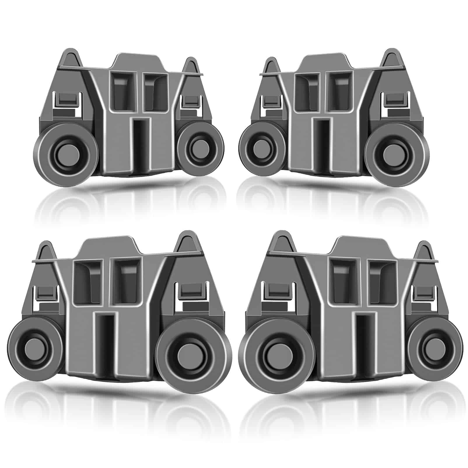 4 Packs Ruedas de Lavavajillas W10195417 Mejoradas para el