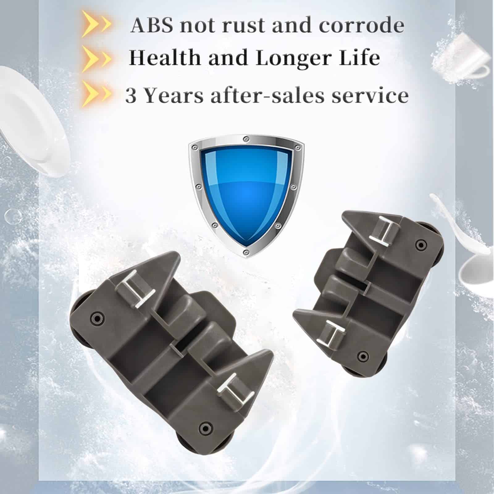 4 Packs Ruedas de Lavavajillas W10195417 Mejoradas para el - Imagen 4