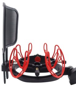 SUUNTOK Soporte antivibración de micrófono con filtro pop