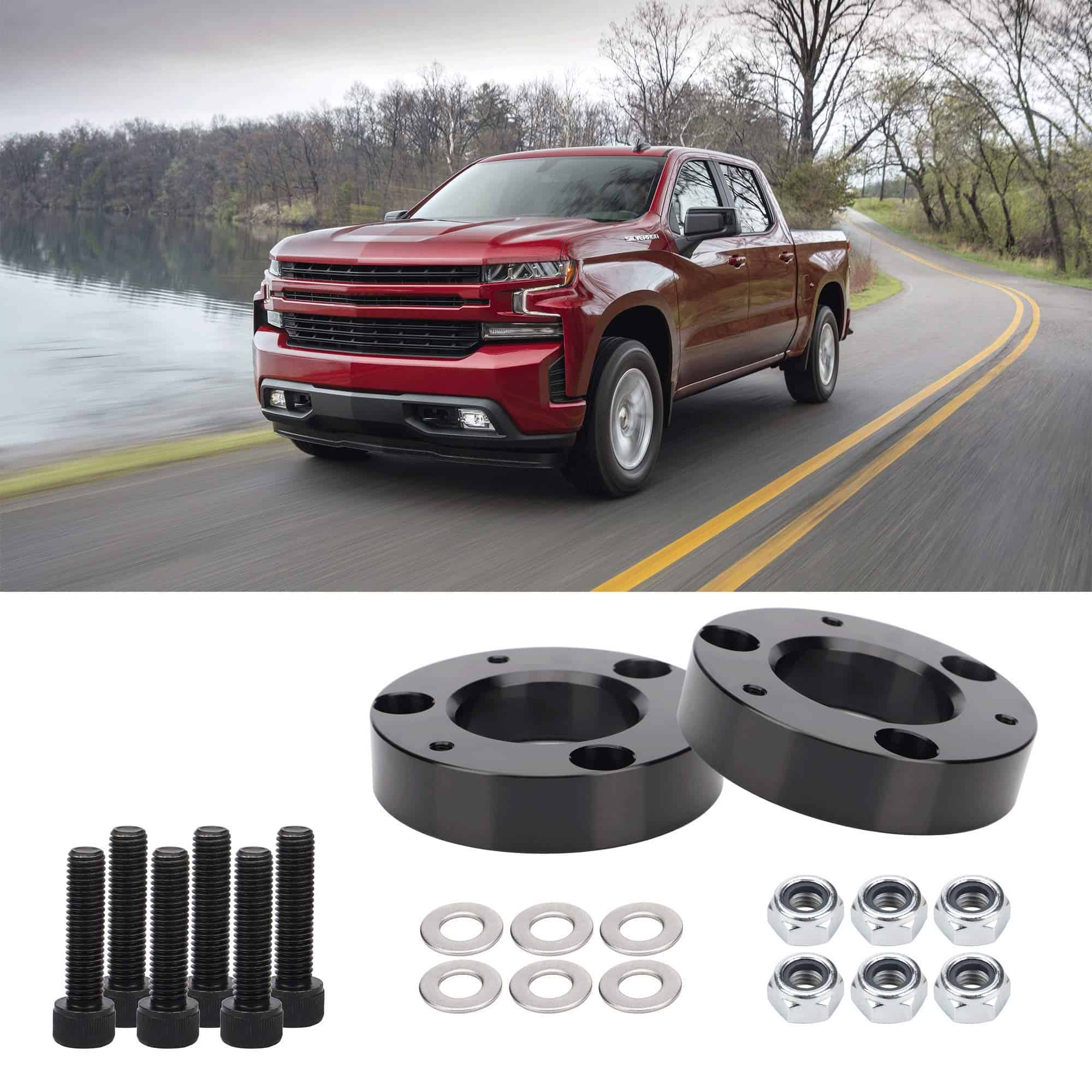Kits de nivelación de 2'' para 2007-2024 Silverado 1500 - Imagen 9