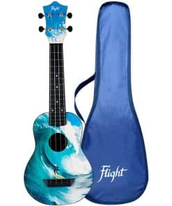 Flight, Ukulele de Escala de Concierto de 4 Cuerdas, Surf,