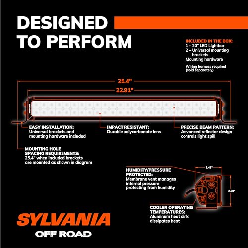 Barra de Luz LED Ultra de 20 Pulgadas SYLVANIA - Garantía - Imagen 6