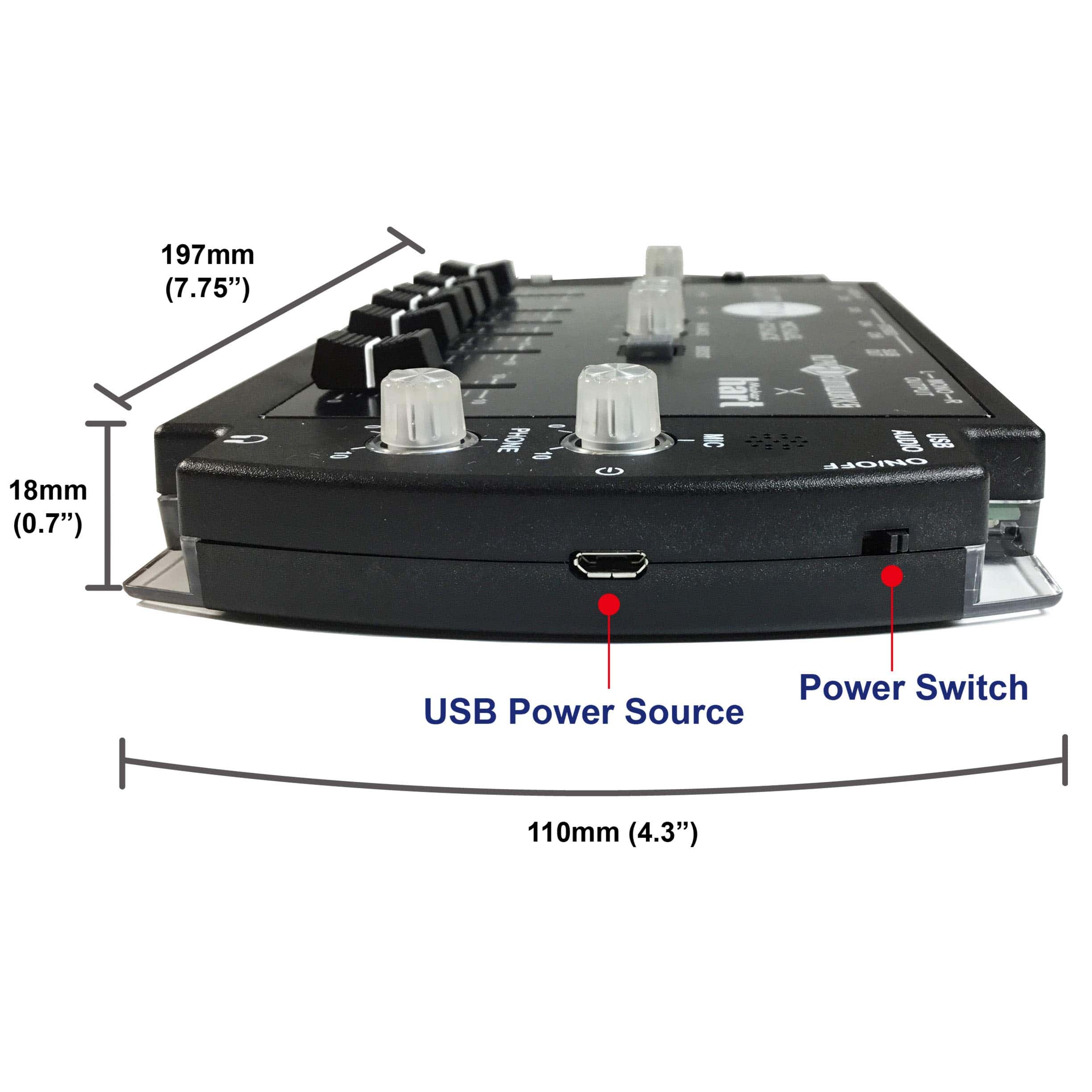 Mezclador de batería compacto Maker hart 6 Ch Multitrack - Imagen 8