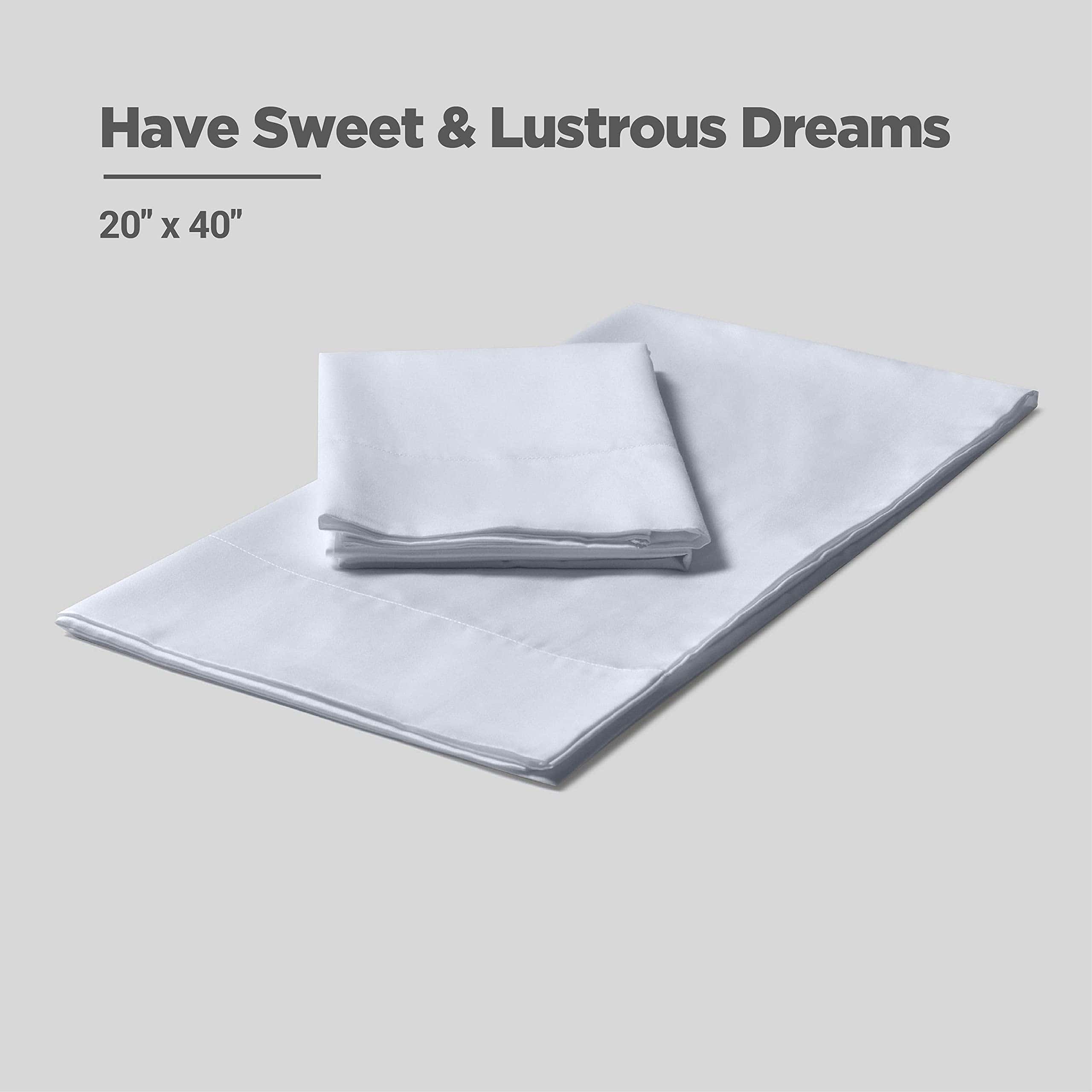 Juego de Funda de Almohada King 100% Algodón Orgánico de - Imagen 4