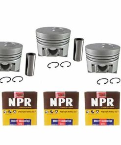 Juego de Pistón + Anillo STD para Isuzu 3LB1 x 3 PCS de