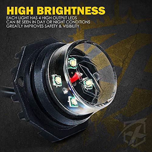 Kit de Luces Estroboscópicas Ocultas LED Ámbar Xprite 20 - Imagen 3
