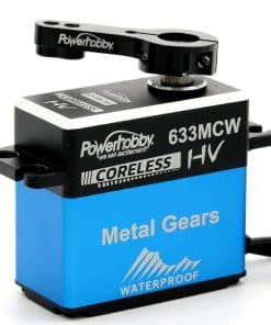 Servo Powerhobby 633MCW de núcleo sin núcleo a prueba de