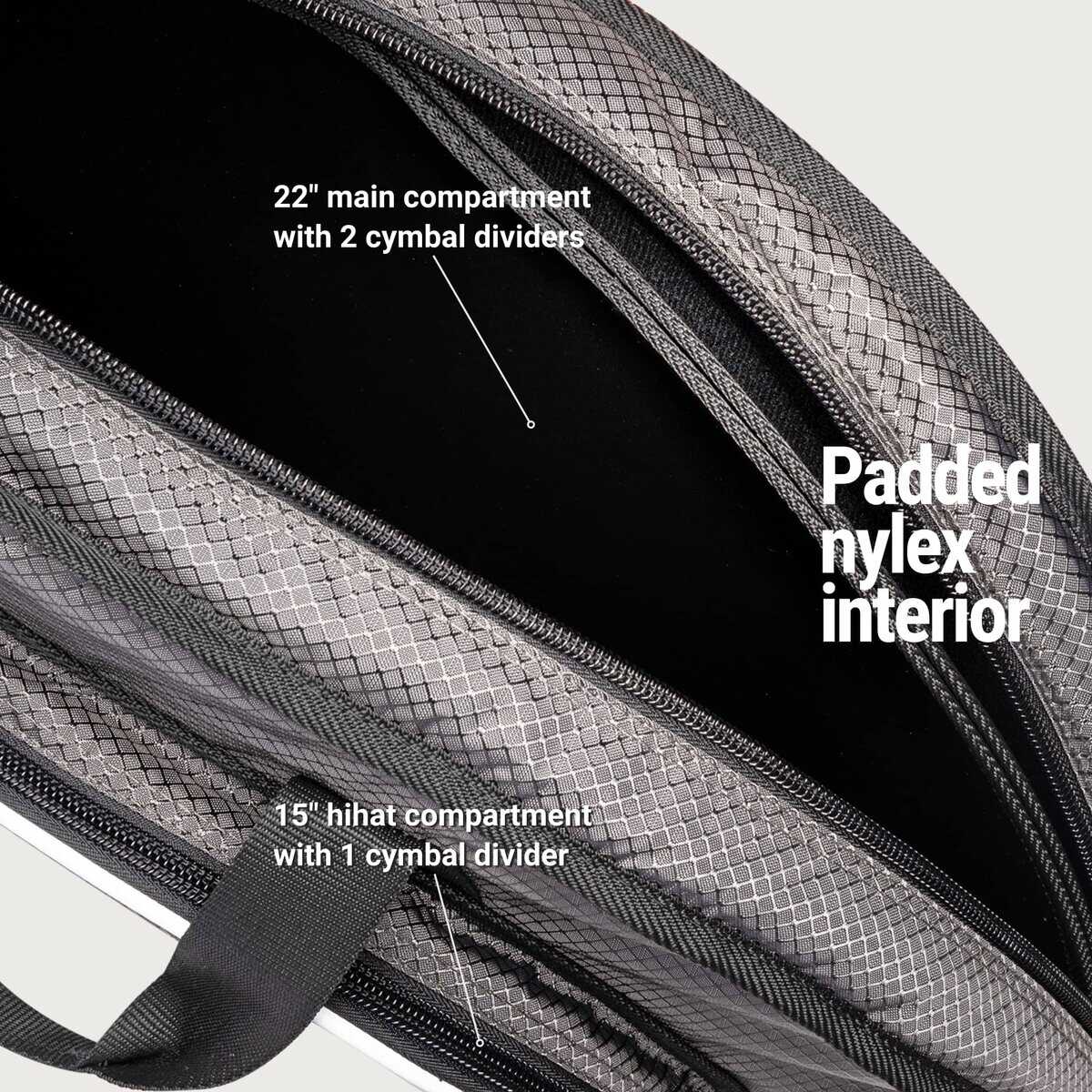 Bolso para Platillos Meinl 22" Rip Stop con Compartimento - Imagen 4