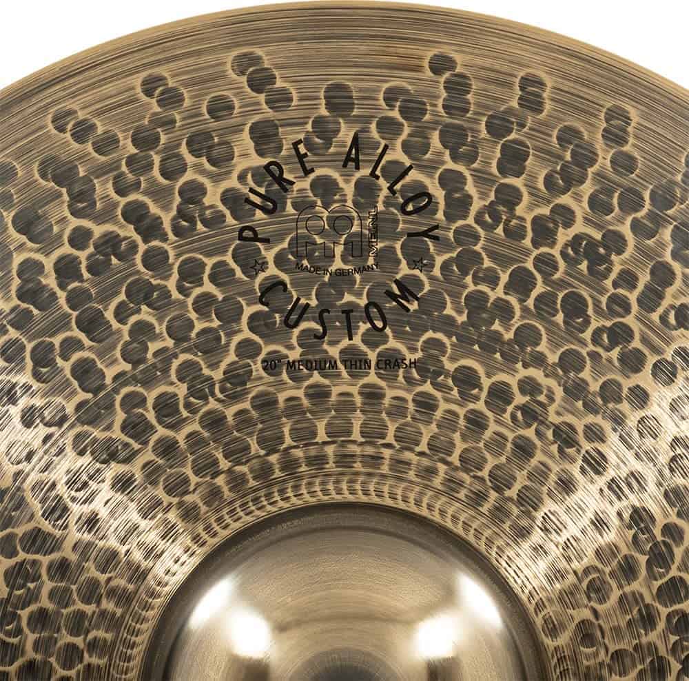 Platillo Meinl 20" Medium Thin Crash-Pure Alloy - Imagen 3