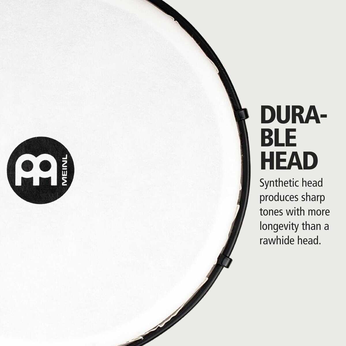Meinl Percusión Djembe Tambor de Mano con Carcasa y Cabezal - Imagen 5