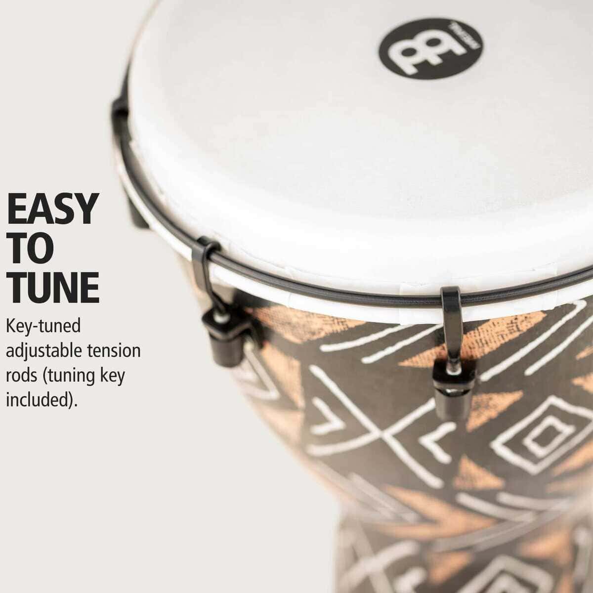 Meinl Percusión Djembe Tambor de Mano con Carcasa y Cabezal - Imagen 6