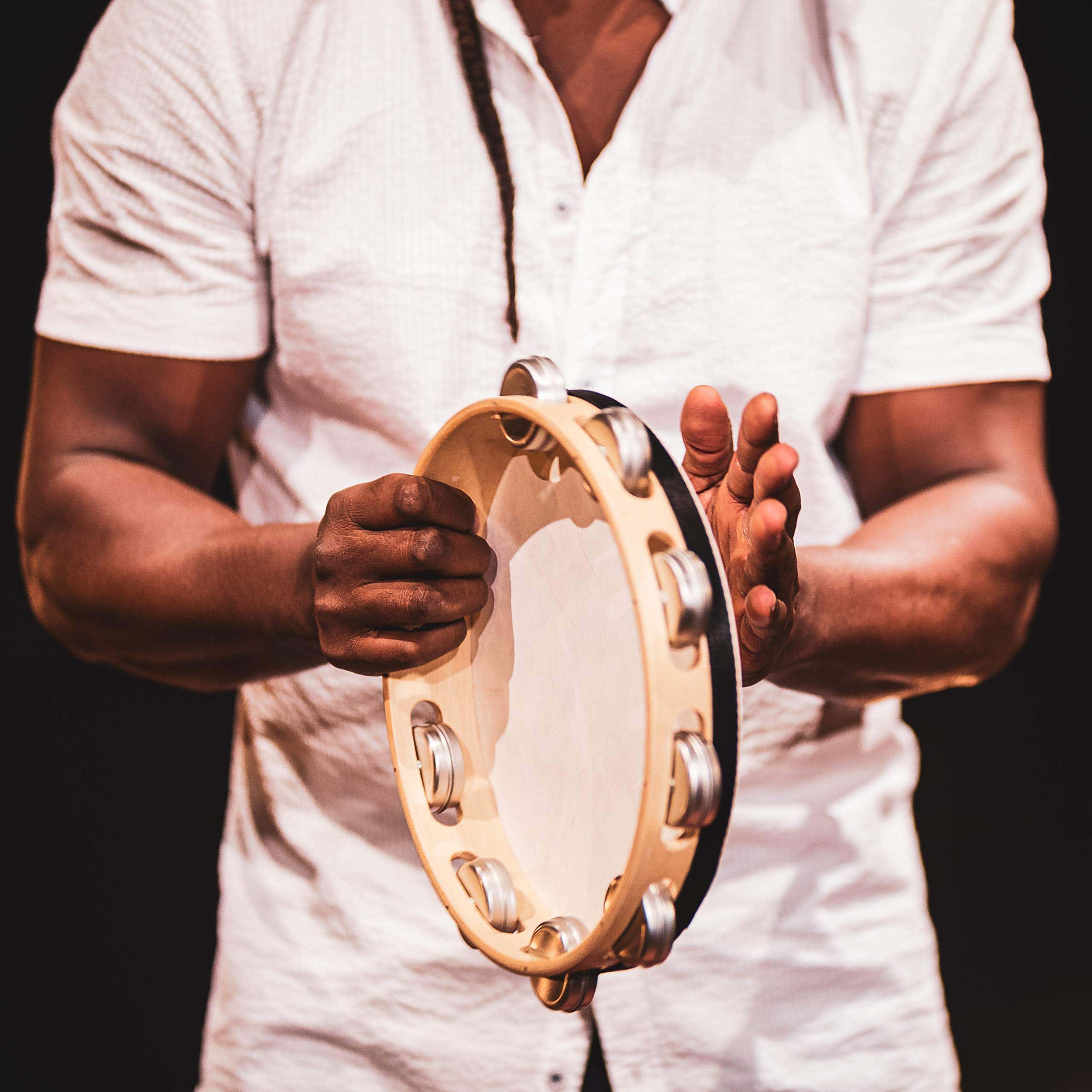 Meinl Percussion Pandeiro con Shaker de Madera de Álamo, - Imagen 3