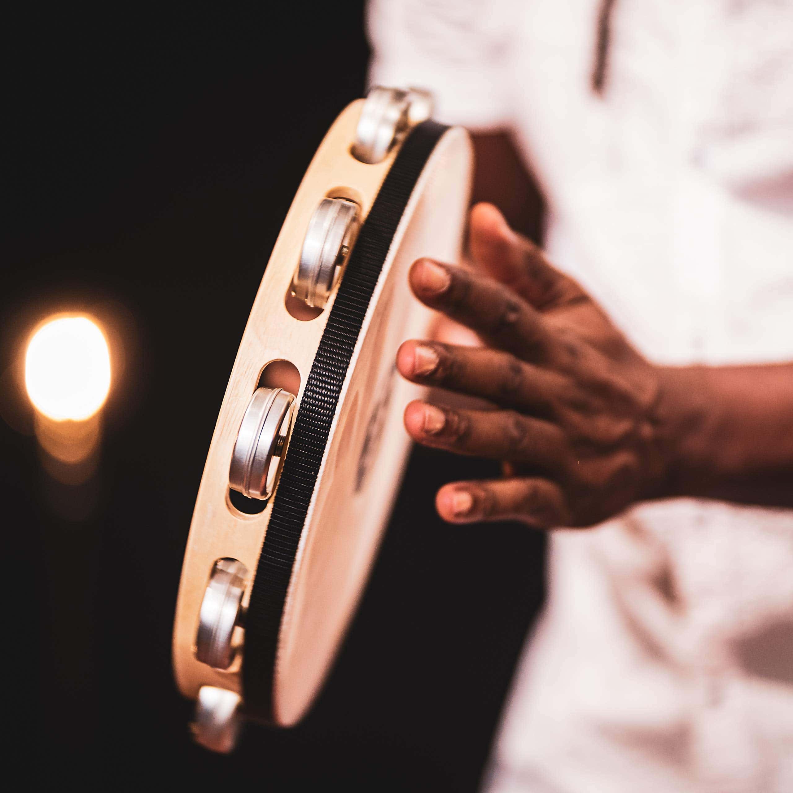 Meinl Percussion Pandeiro con Shaker de Madera de Álamo, - Imagen 4