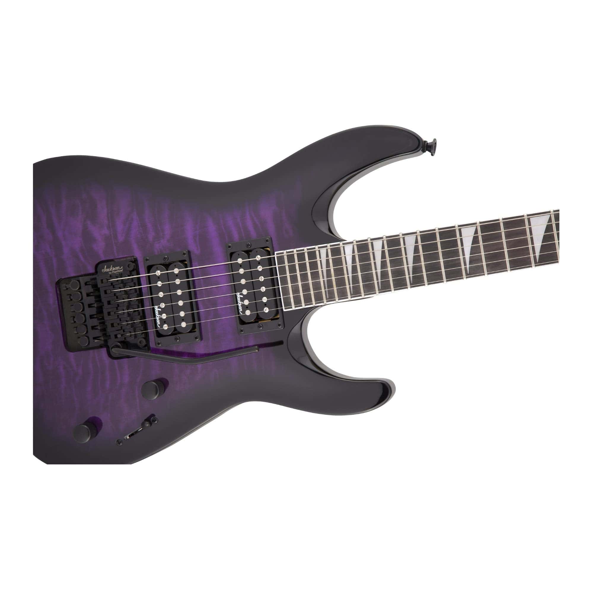 Jackson Dinky Arch Top JS32Q DKA - Transparent Purple Burst - Imagen 8