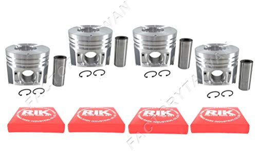 Juego de Pistón + Anillo STD para Isuzu 4LE2 X 4 PCS de