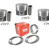 Kit de Pistón + Anillo STD para Mitsubishi K3M X 3 PCS de