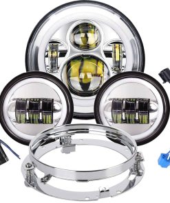 Kit de luces LED para motocicleta Falconstar 7 pulgadas con