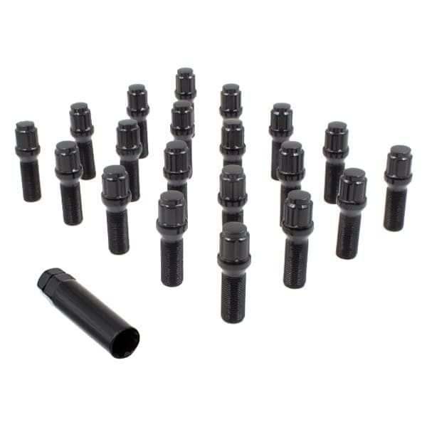 20 Pcs 15mm 1.25 Thread Acorn Seat Lug Bolt Car Spline 40mm