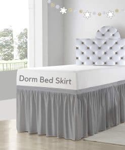 Cottingon, Falda de Cama para Dormitorio, 100% Microfibra,