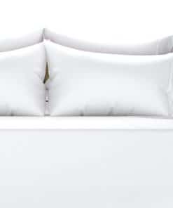 Juego de sábanas Queen blanco 100% algodón egipcio de TEXAS