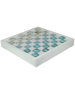 Juego de Damas Temático Costero con Tablero de Juego de 13