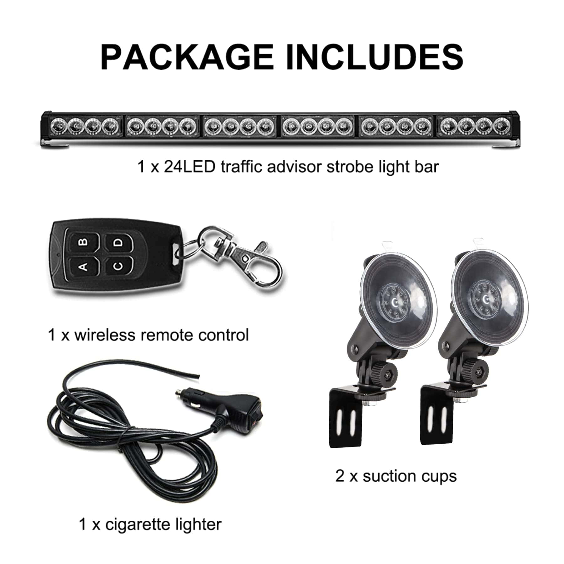 TeddyTT Luces estroboscópicas de emergencia para vehículos - Imagen 8