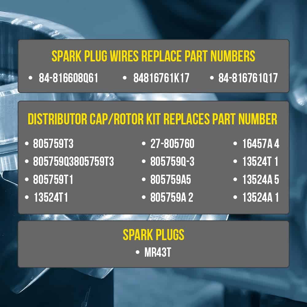 Kit de ajuste para motores V8 Mercruiser 5.0, 5.7, 7.4, 8.2 - Imagen 3