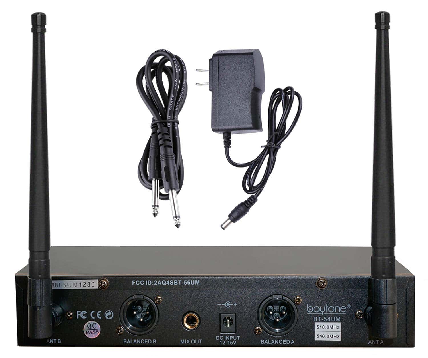 Sistema de Micrófono Inalámbrico Boytone BT-54UM de Doble - Imagen 7