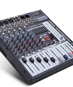 Boytone BT-60MX, Mezcladora de Audio Bluetooth de 6 Canales