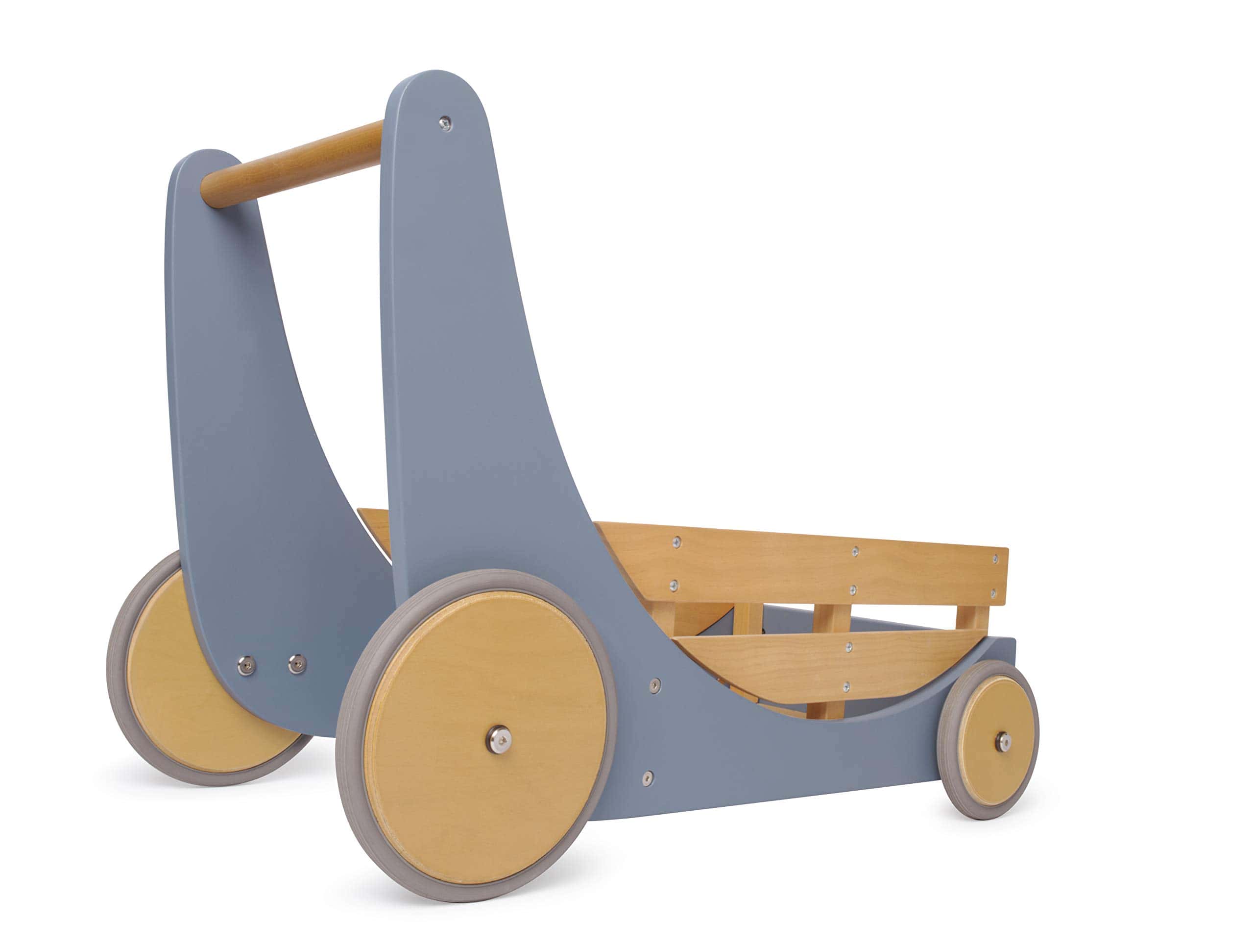 Kinderfeets Carrito Andador de Madera 2 en 1 con Ruedas de