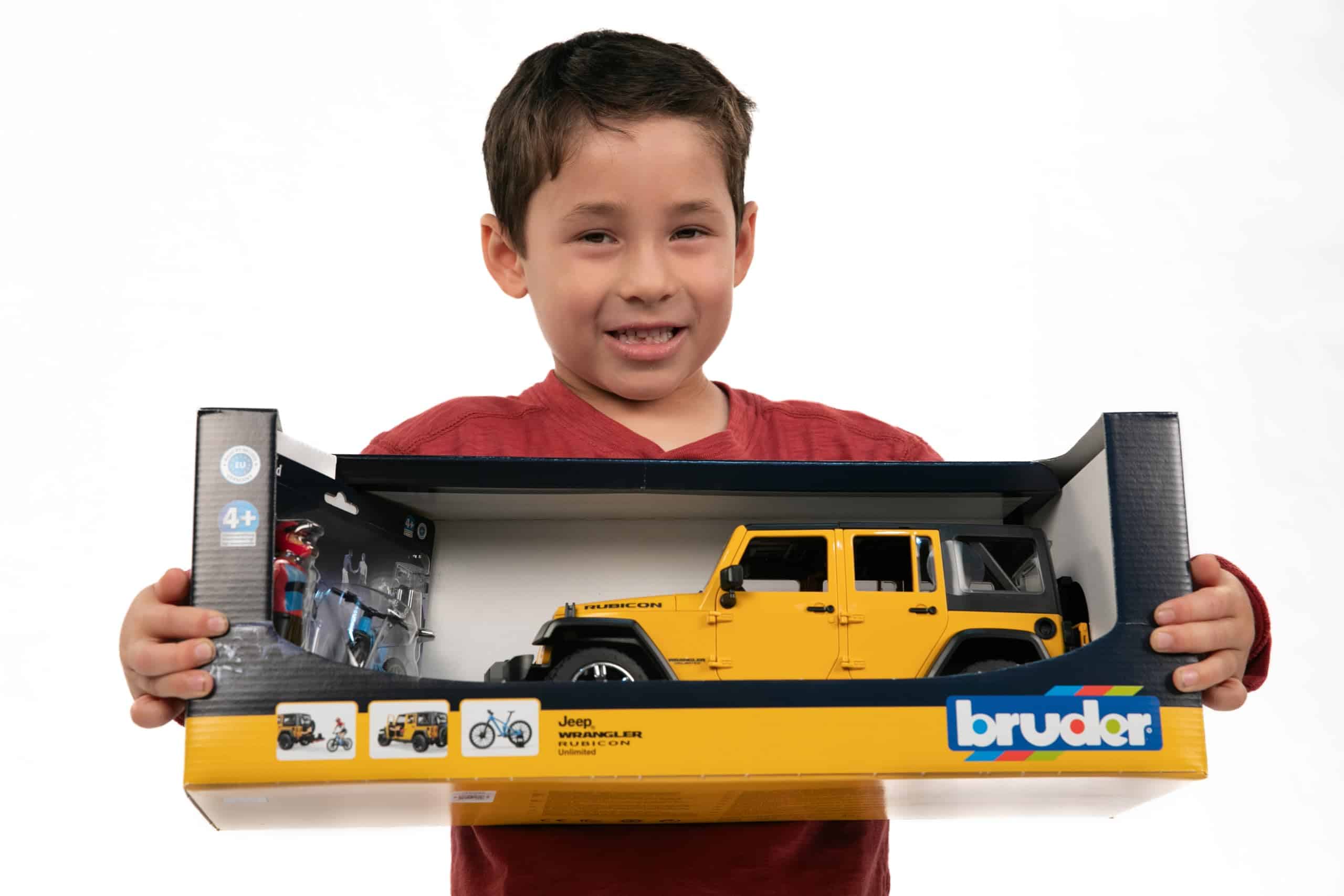 Bruder 02543 Jeep Wrangler Rubicon con Bicicleta de Montaña - Imagen 6