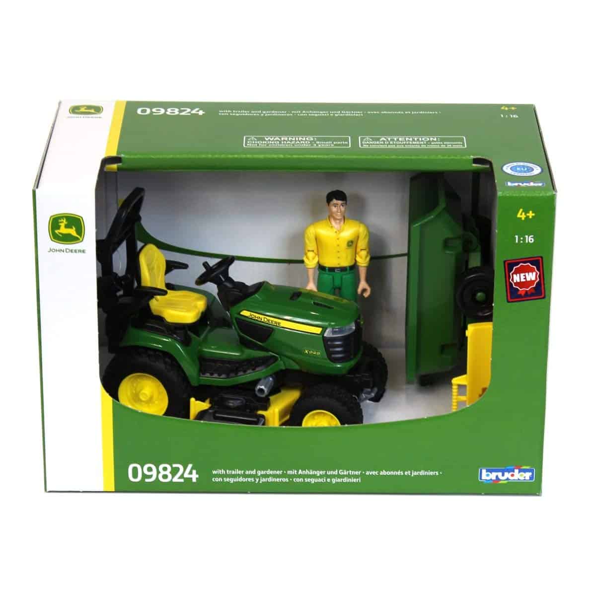 Tractor de Césped John Deere con Remolque y Jardinero - Imagen 6