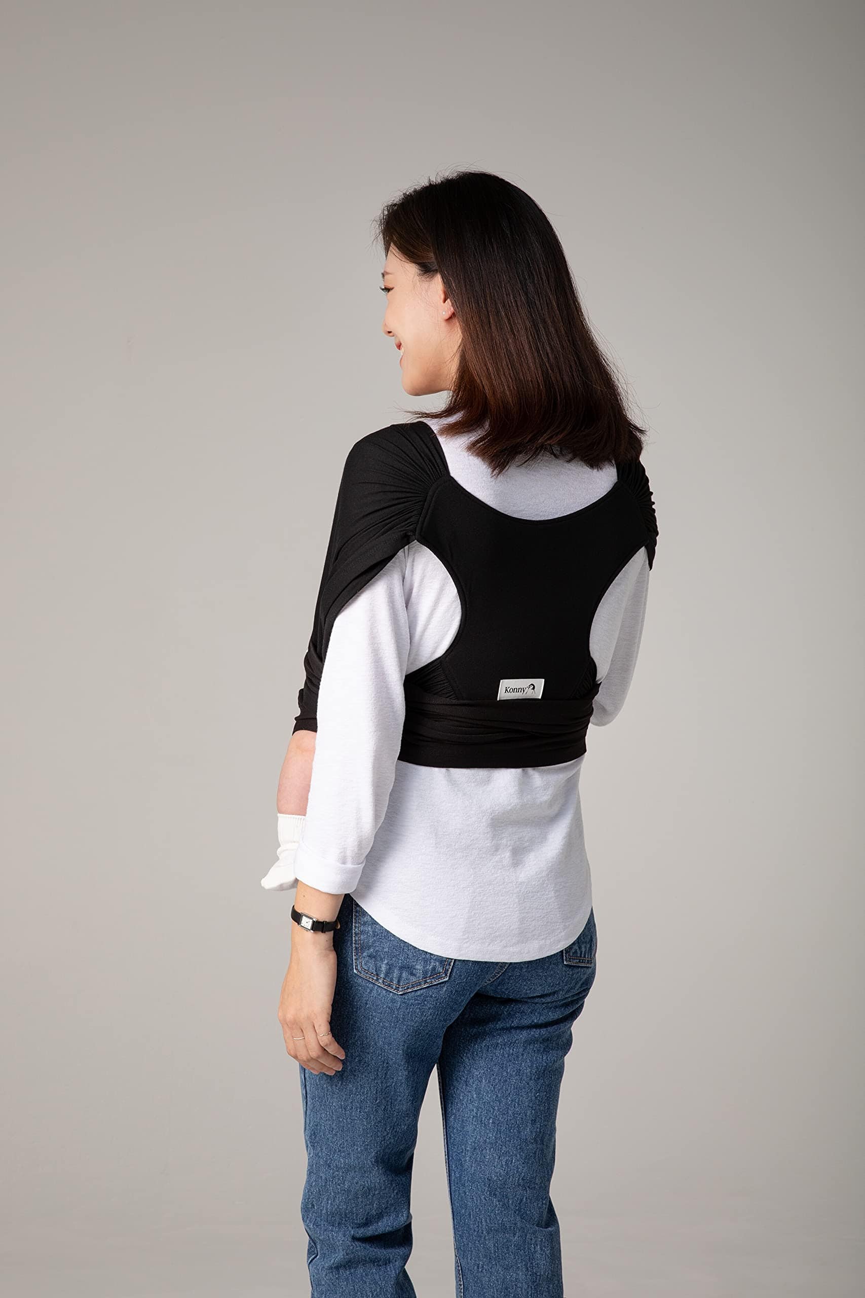 Konny Baby Carrier Elastech Luxury Carrier Wrap, Fácil de - Imagen 9